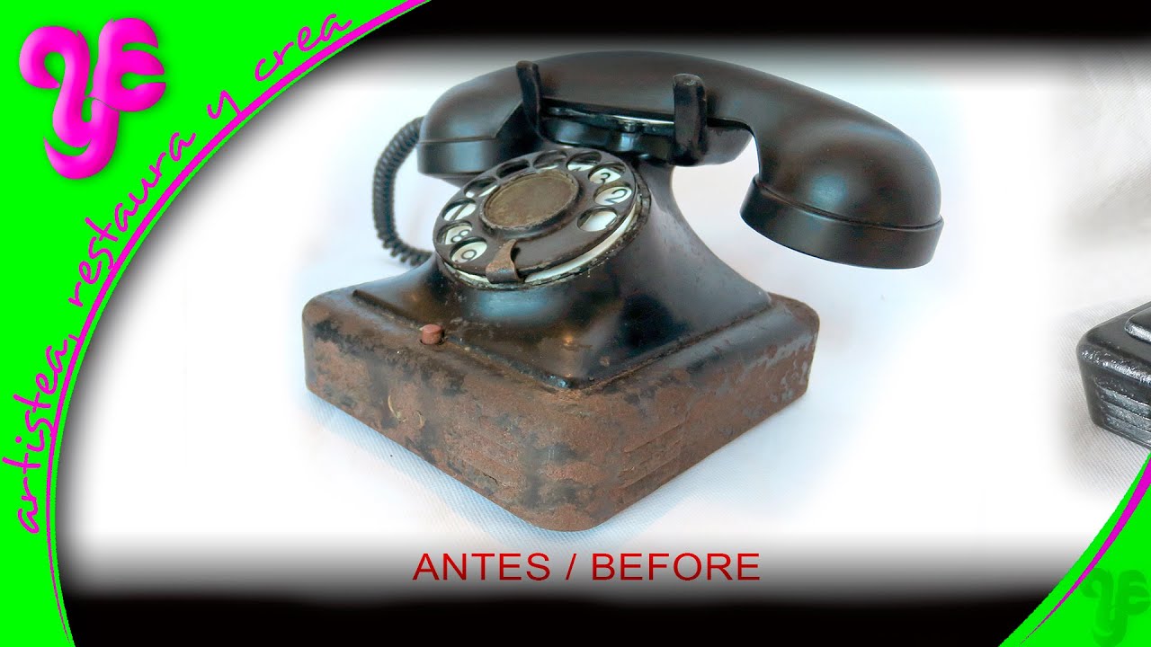 Как восстановить старый телефон Bell 2712 1930-х годов, ржавый и сломанный поворотный маркер