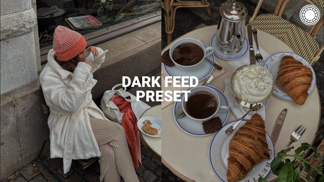 Dark Feed filter | Instagram feed theme | vsco filters tutorial