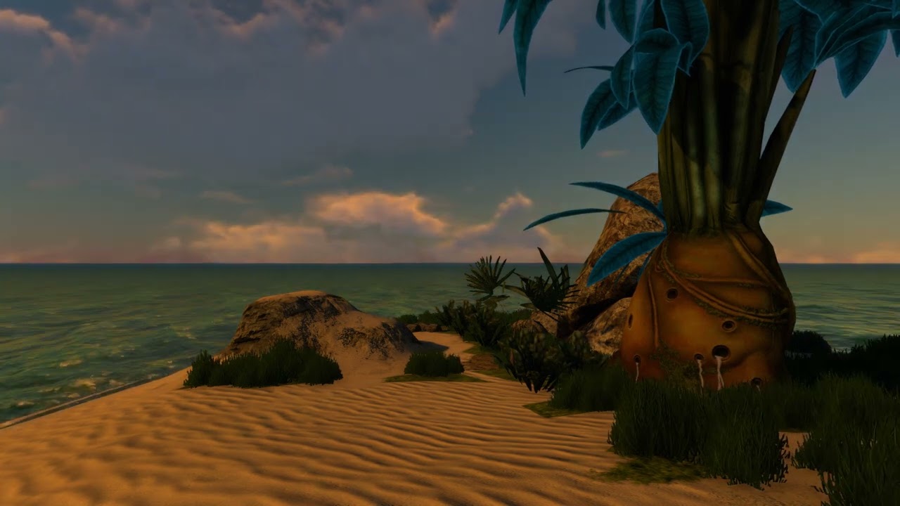 Upon the Mountain Island Shore (w/ in-game ambience & no music)