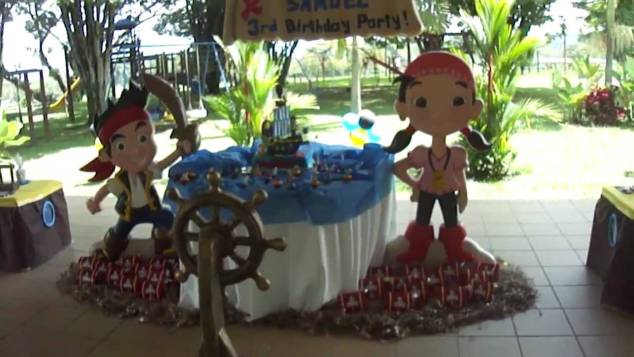 FIESTA TEMATICA JAKE Y LOS PIRATAS DEL NUNCA JAMAS-INGRESO SALON-SAMUEL 3 AÑITOS-ABRIL 19-2012