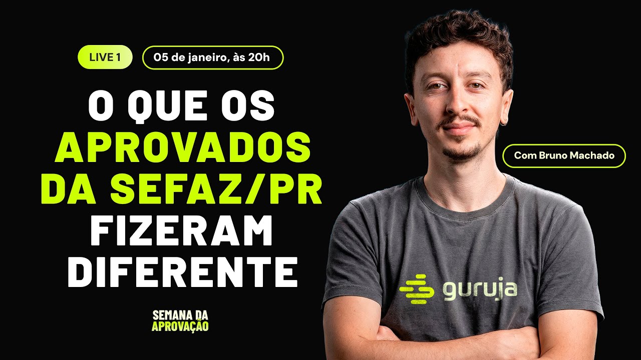 O que os aprovados da SEFAZ/PR fizeram diferente