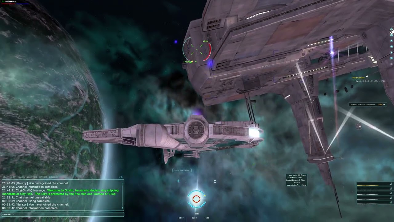 Star Wars Galaxies Restoration YT-1300 Showoff