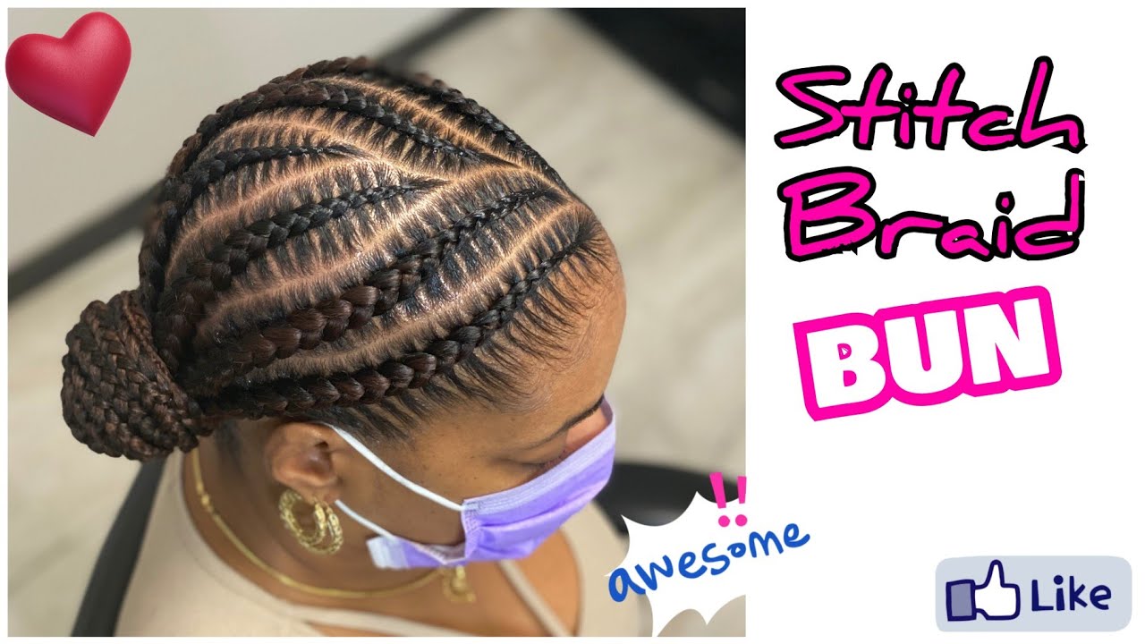 FLAWLESS STITCH BRAID BUN TO THE BACK