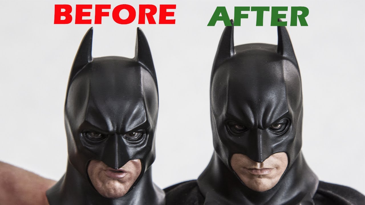 Hot Toys Batman Begins Jaxon Xu Head sculpt Review