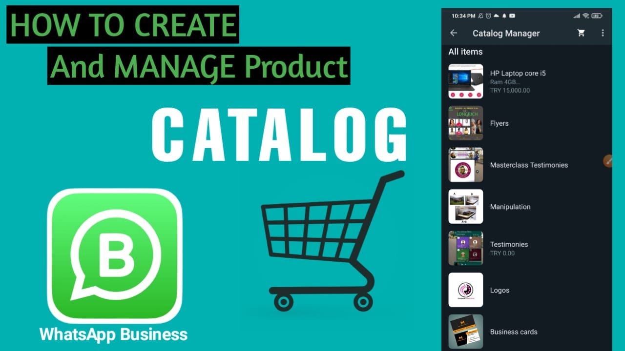 КАК ИСПОЛЬЗОВАТЬ И УПРАВЛЯТЬ КАТАЛОГОМ WhatsApp BUSINESS