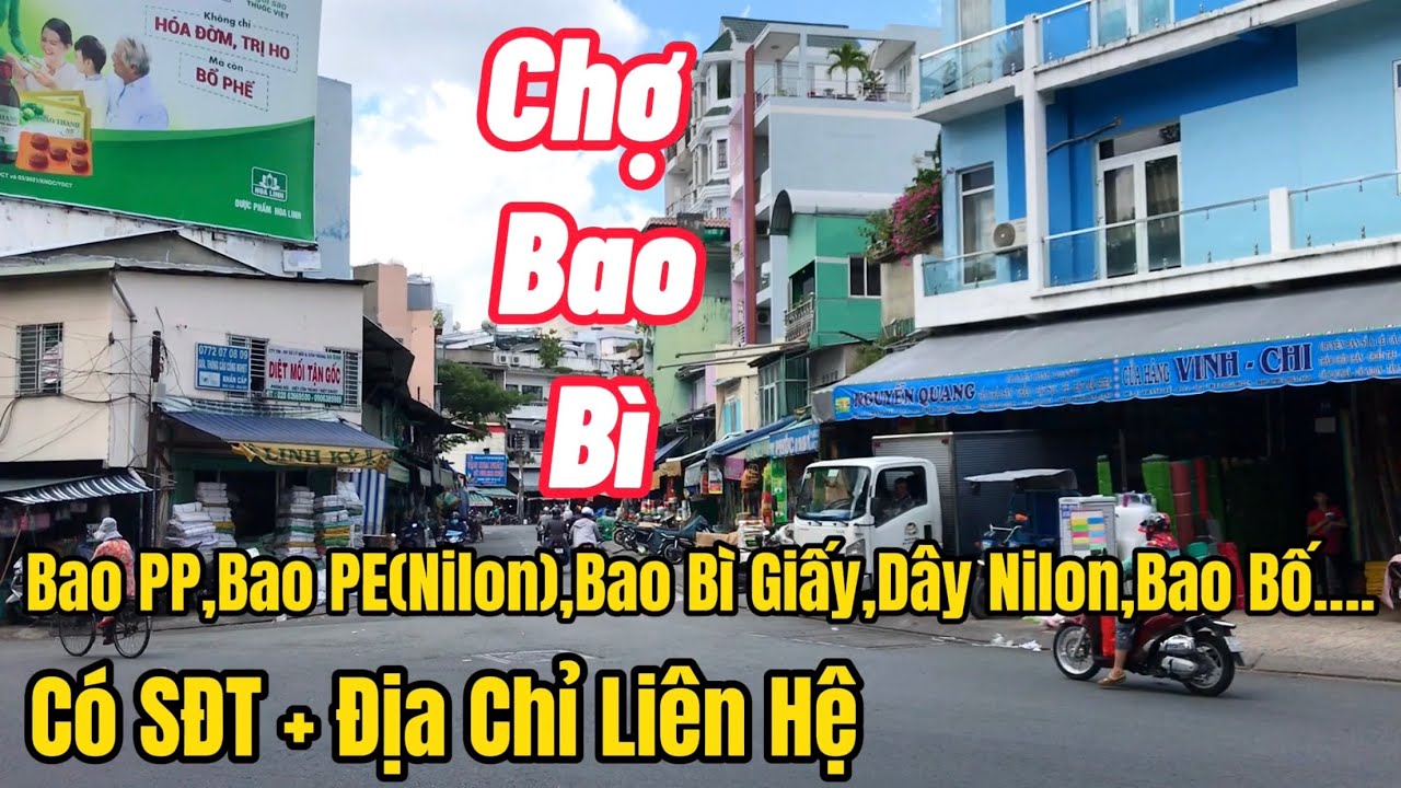 Tham Quan Chợ Bao Bì Lớn Nhất Khu Vực Chợ Lớn Quận 5 #ChợViệtTV