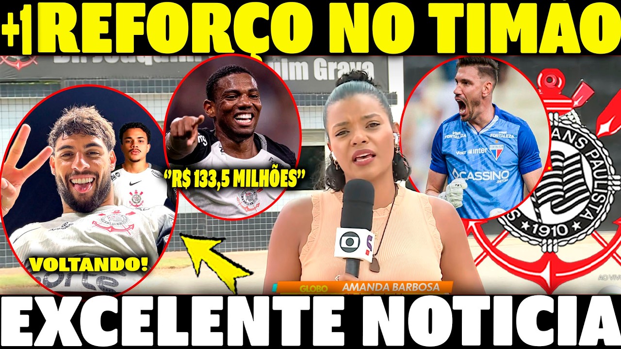 DECIDIU AGORA! CORINTHIANS RECEBE RESPOSTA IMPORTANTE! PREÇO DE NOVO REFORÇO DEFINIDO! TIMÃOHOJE!