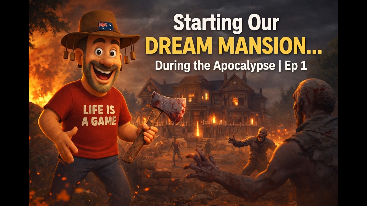 Starting Our DREAM MANSION During the Apocalypse  Ep 6 #7daystodie #survivalgame #basebuild #gaming