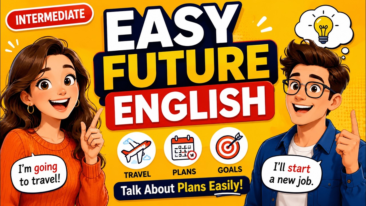 🔮 Talking About Future Plans in English | Real-Life Phrases & Listening Practice