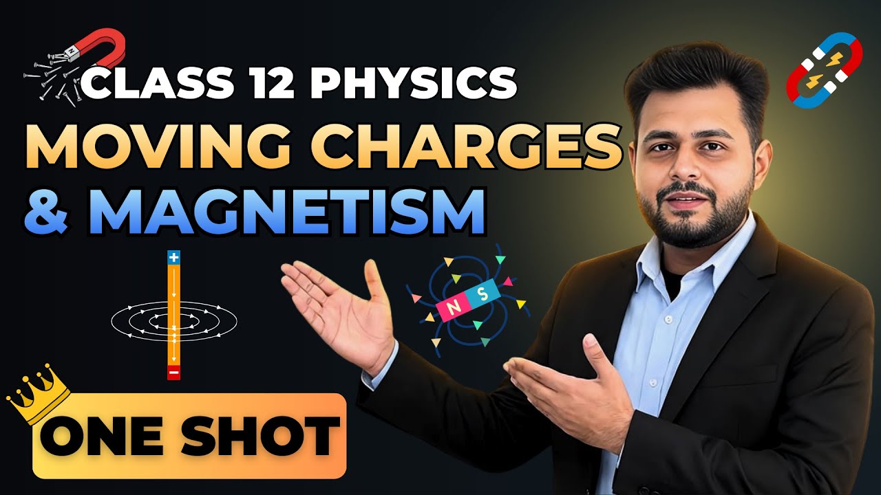 Moving Charges & Magnetism ONE SHOT | Full Chapter, All Derivations| Class 12 Physics CBSE 2026