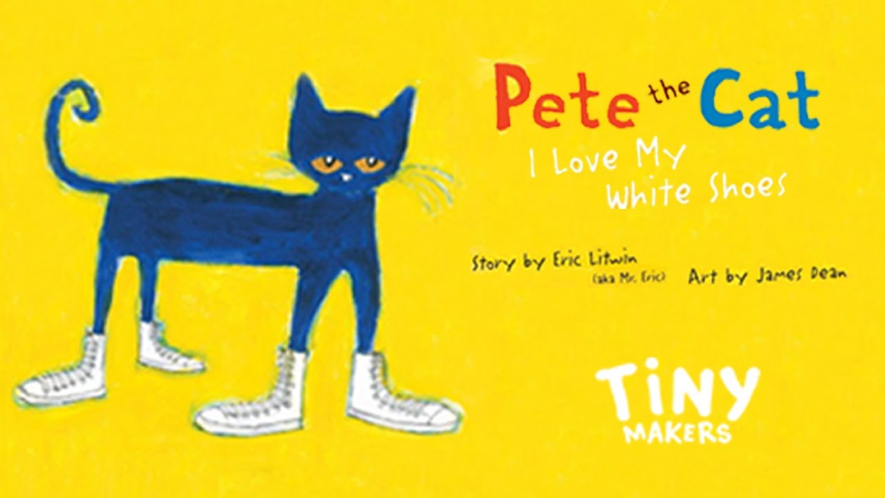 Cuentos para niños en inglés sobre gatos | Pete the Cat. I love my white shoes