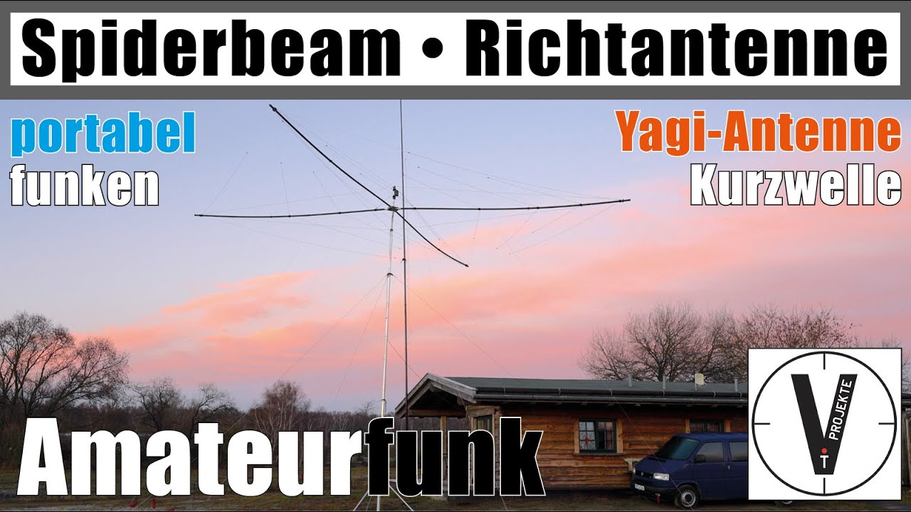 Spiderbeam • Antenne 10-15-20 m • Amateurfunk • Vorstellung • Yagi-Antenne • Richtantenne • deutsch