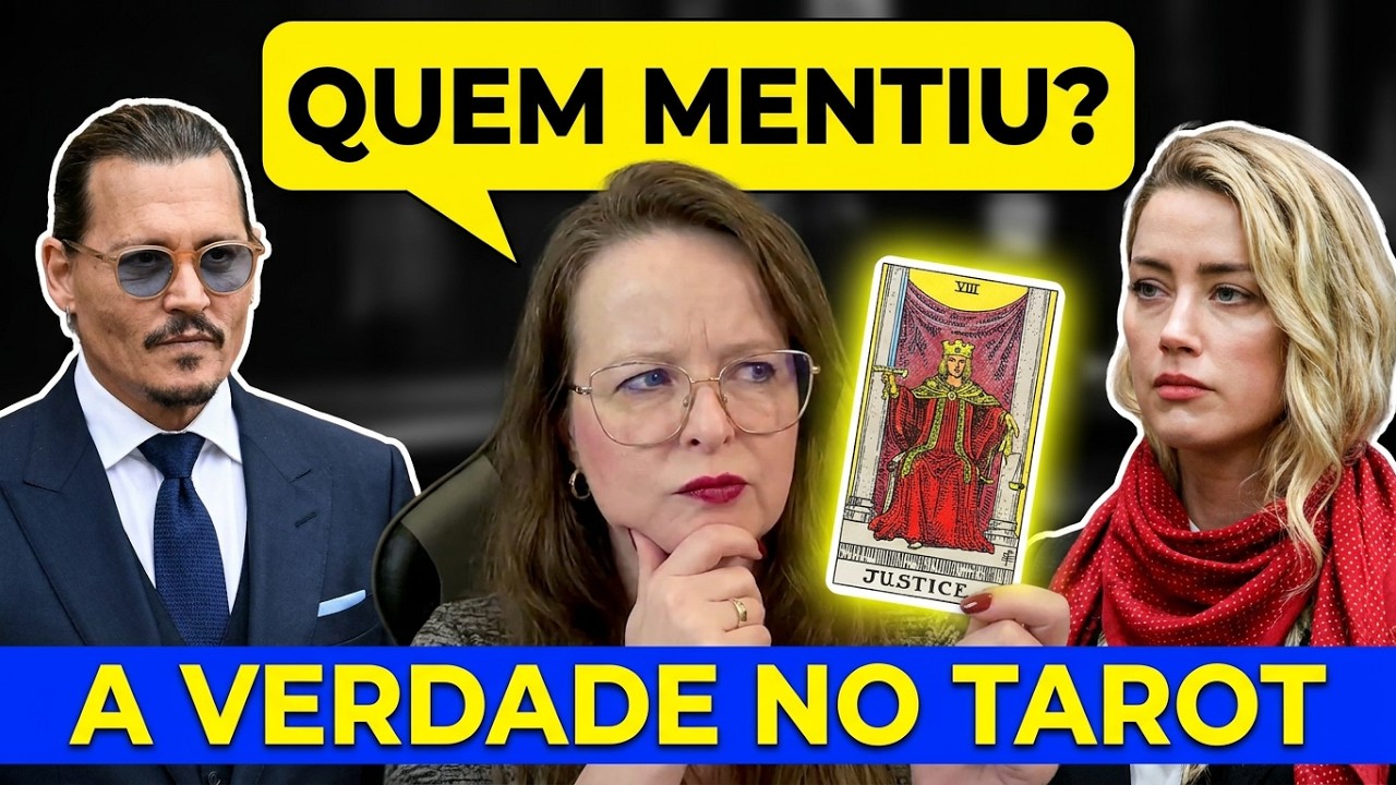 JOHNNY DEPP X AMBER HEARD VILÃO X VÍTIMA | TAROT DESCOMPLICADO | LIZA GOLBA