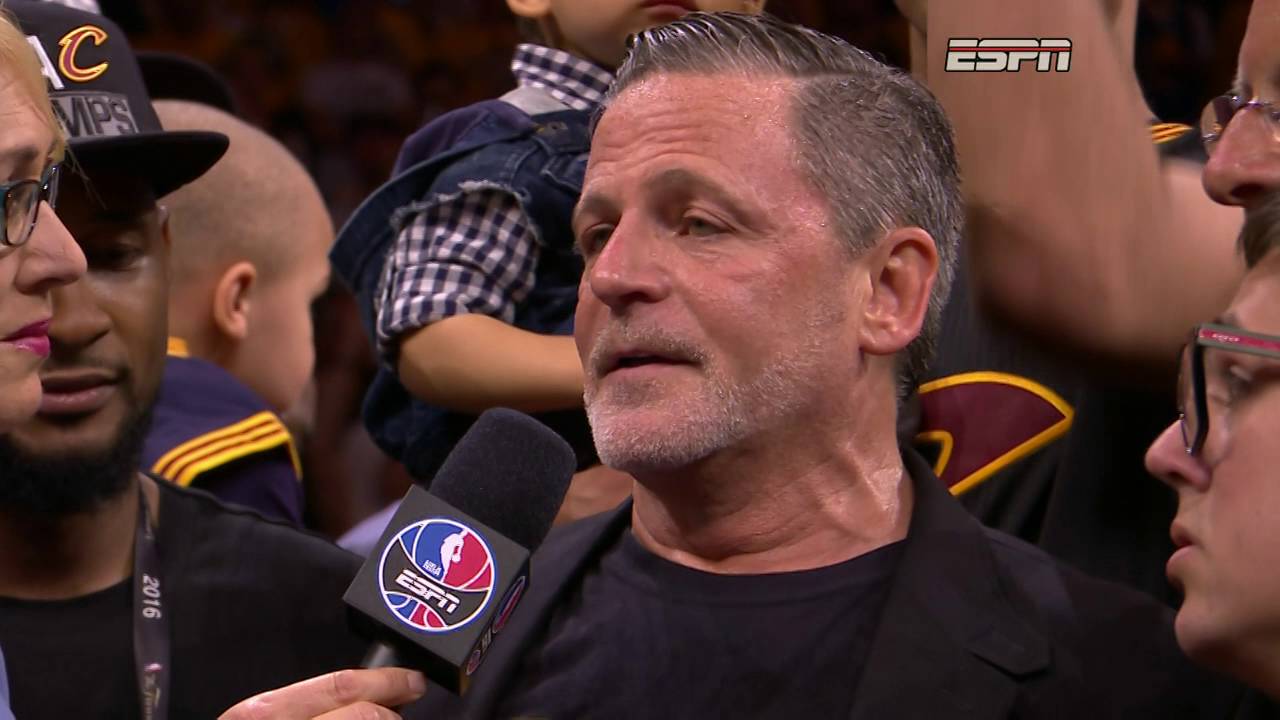 NBA Champs: Cavs Celebration, LBJ Postgame and Trophy Presentation