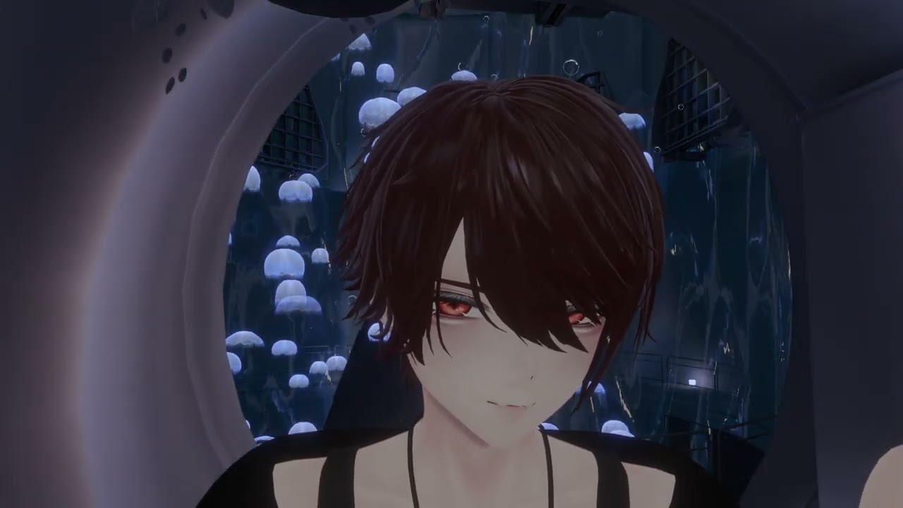 【ASMR】揺蕩うクラゲと水の音【VRchat】