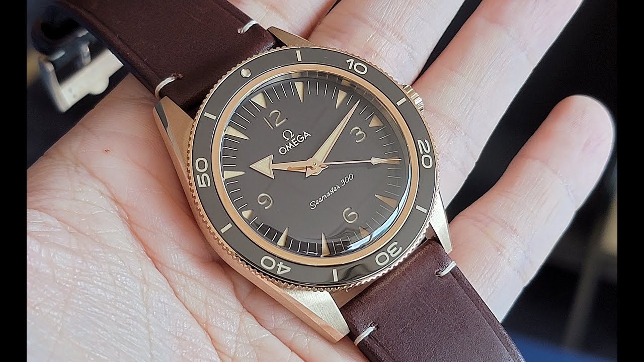 (Op.176)  Omega第一隻青銅金手錶 | Omega Seamaster 300 Bronze Gold 海馬300開箱評測 | 佩戴感受 | 與不鏽鋼版的比較 | 明錶玩樂