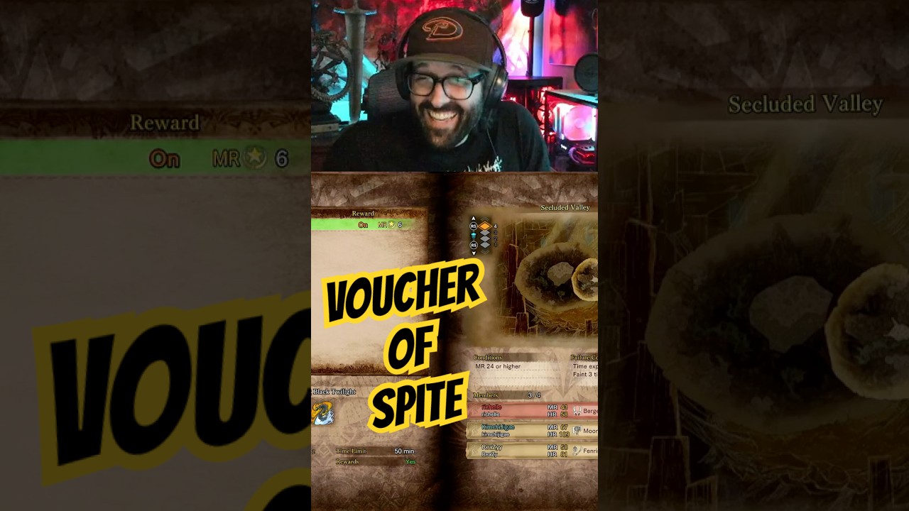 The Spite Voucher #MonsterHunterWorld w/ @eu_reazy, @richelle_png, @primordialgoop