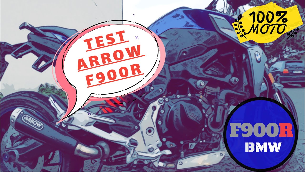 TEST AVEC LE SILENCIEUX ARROW PRO-RACE F900R BMW TOP OU PAS TOP ?