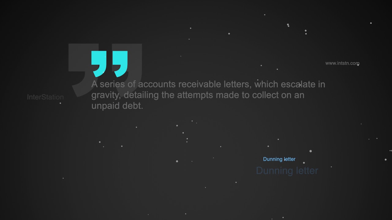 Dunning letter