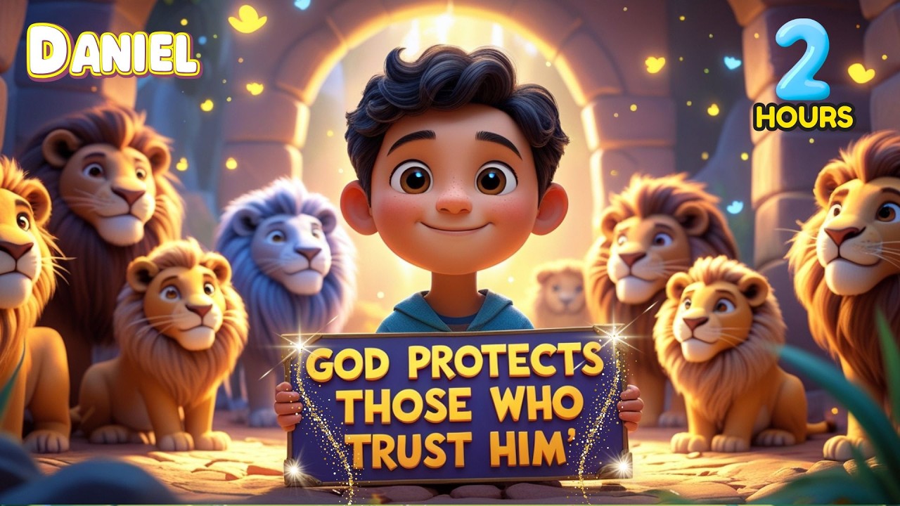 Daniel in the Lion's Den 🦁 | Kids Worship Songs | Sunday School Music | 2 Hours