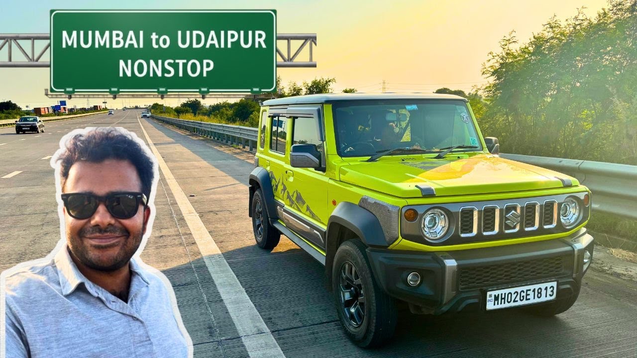 🚗Mumbai To Udaipur Road Trip NONSTOP| Mumbai to Udaipur Road 2025 | Via Delhi Mumbai Expressway |