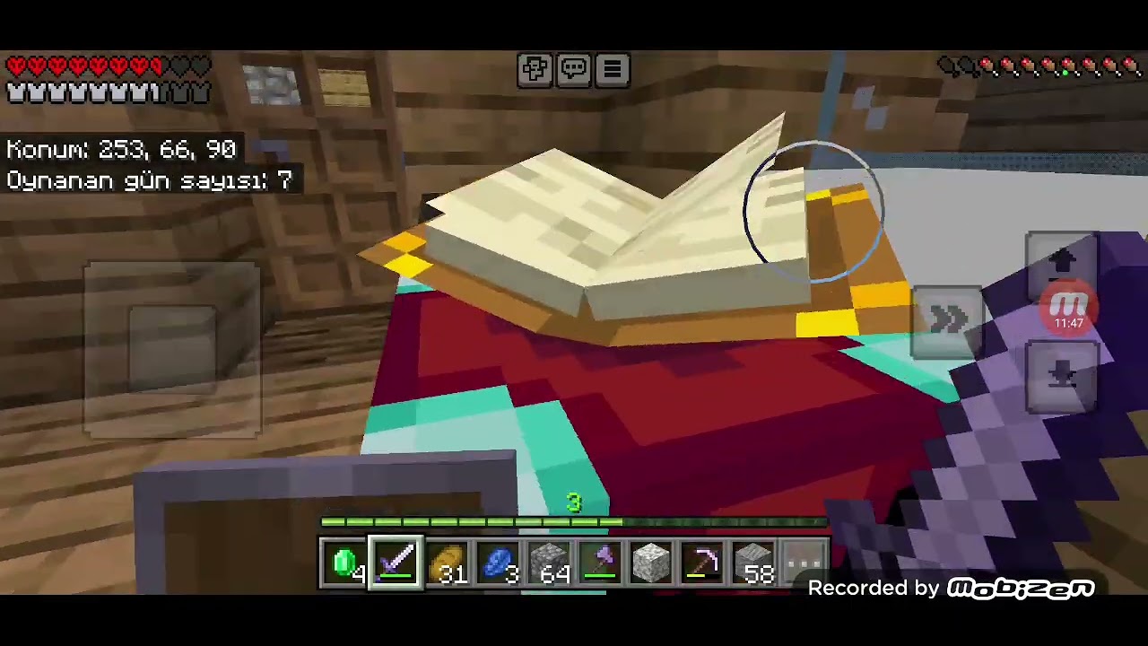 Minecraft hardcore evimin etrafına sur çektim
