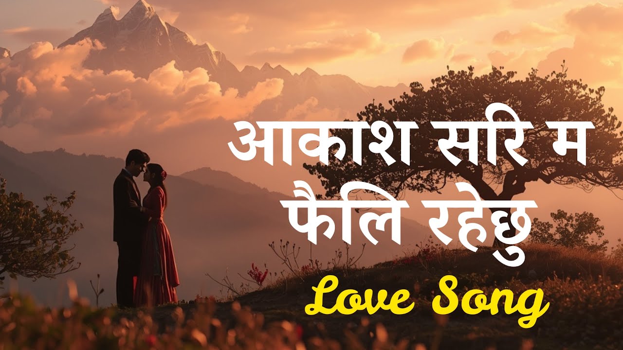 Aakash Sari Faili Rahechhu Nepali Romantic Music || आकाश सरि म फैलि रहेछु