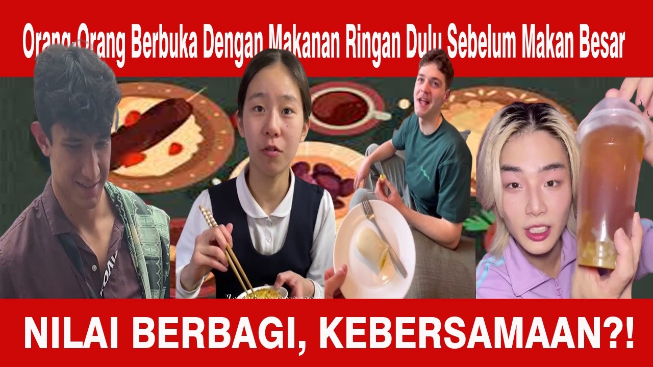 Bule dari Berbagai Negara Cobain Takjil