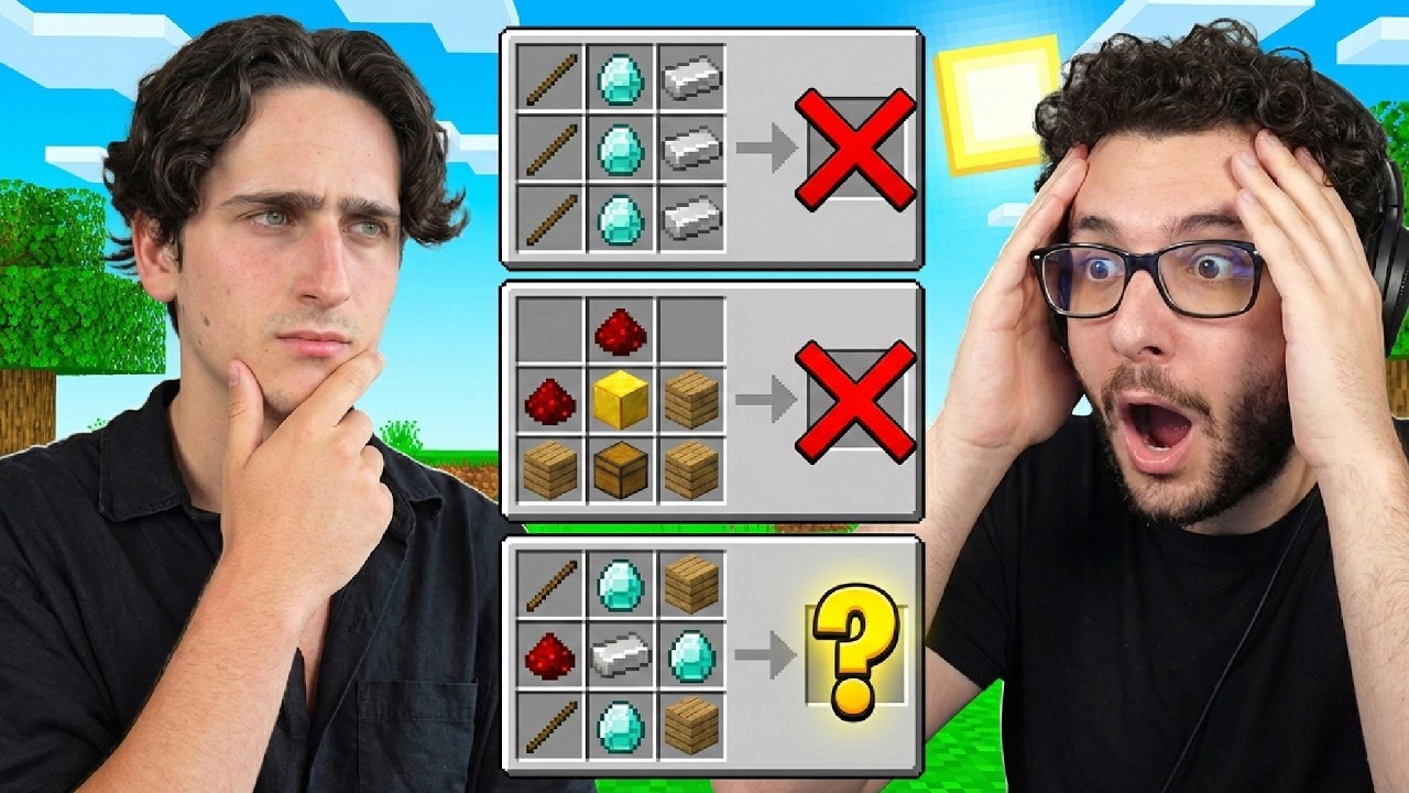 INDOVINA IL CRAFTING CORRETTO SU MINECRAFT CONTRO MARCY