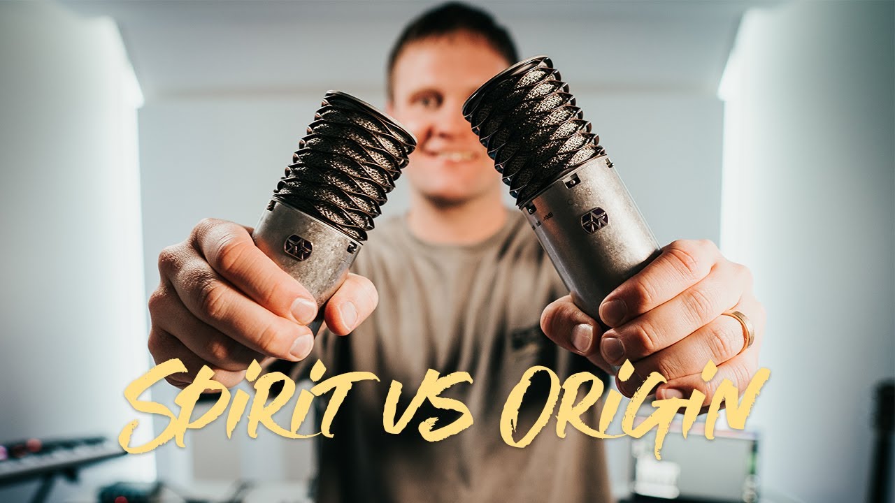 ASTON SPIRIT VS ASTON ORIGIN - MICROPHONE COMPARISON ON VOCALS & GUITAR - ASTON MICROPHONES REVIEW