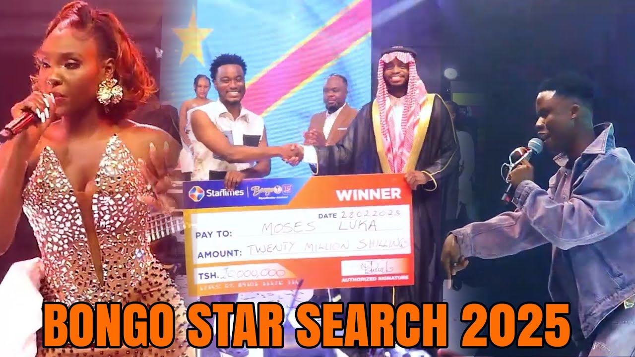 TAZAMA FAINALI NZIMA YA BONGO STAR SEARCH 2025/ MSHINDI NI LUCAS MOSES KUTOKA CONGO
