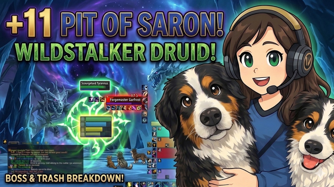 Resto Druid is MANDATORY for +11 Pit of Saron! 🌿 High Key Healing