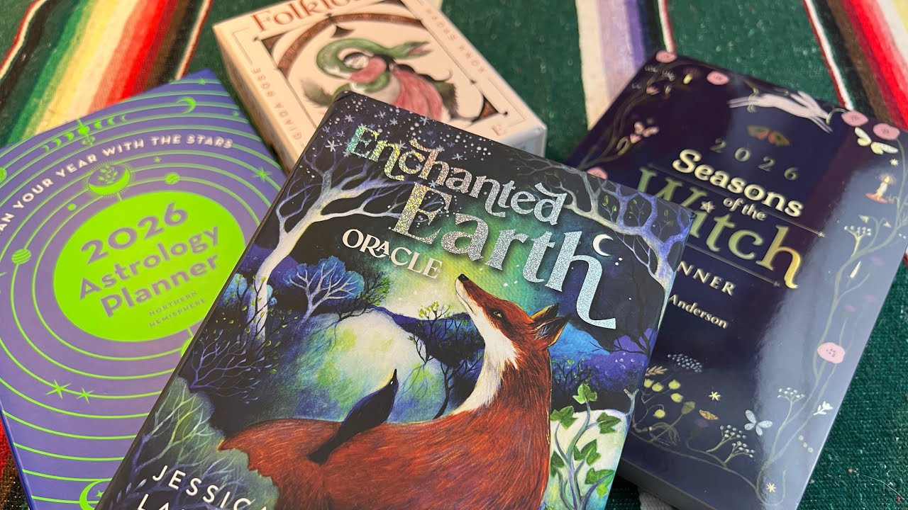 A Rockpool haul!Two oracle decks and 2026 planners! #folkloreoracle #enchantedearthoracle #tarotmap