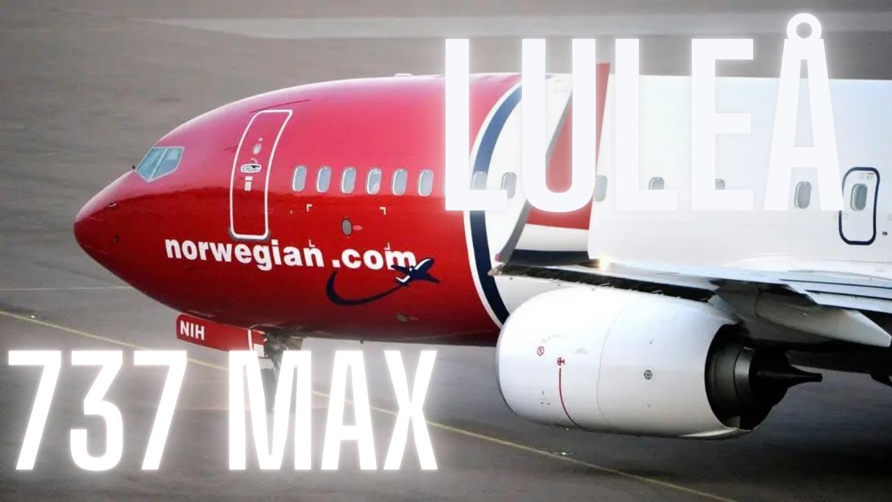 Beautiful Flight To Arlanda - Lule&aring; -- Stockholm - Boeing 737 MAX