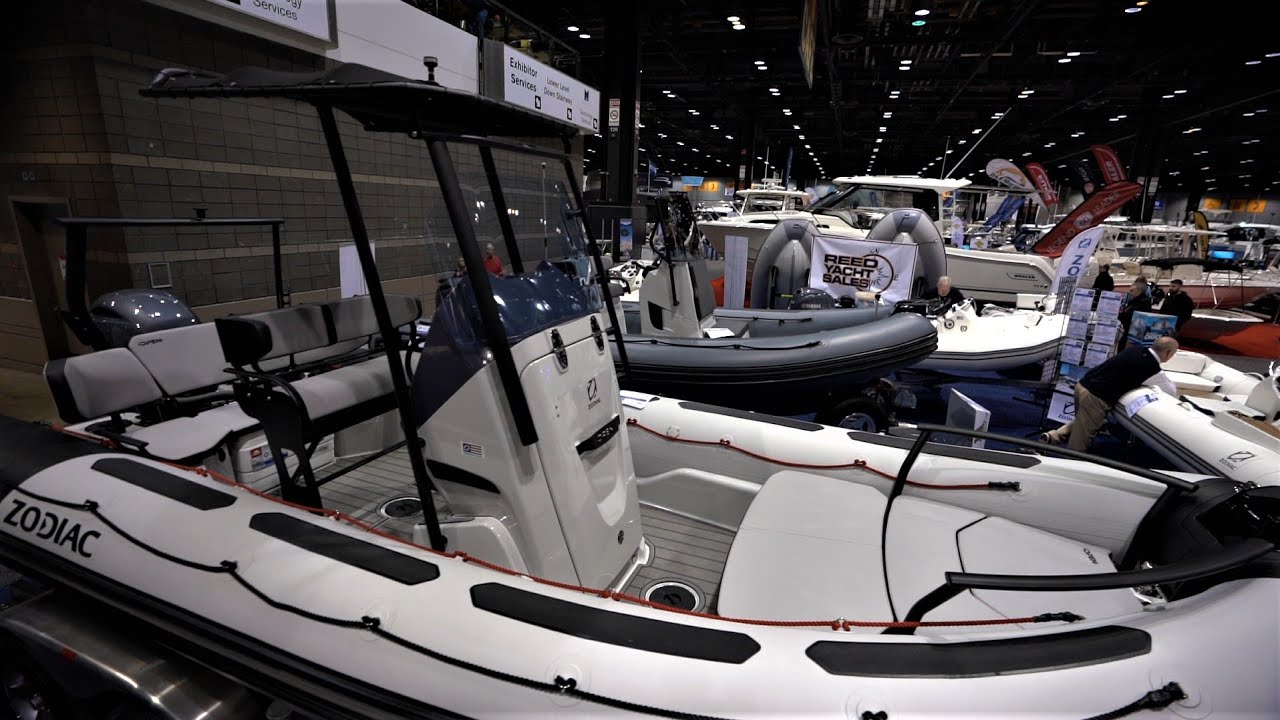 All New Zodiac Rib Boats at Chicago Boat Show! (2020)