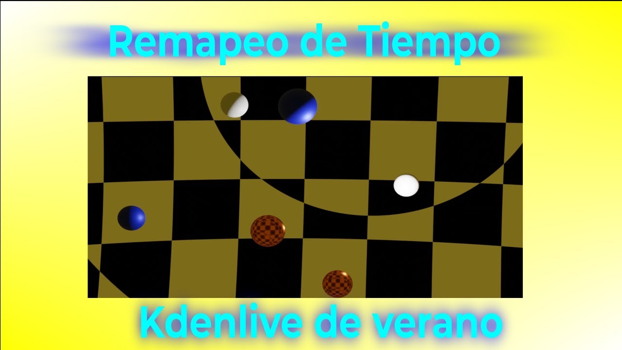 Remapeo de tiempo  con Kdenlive
