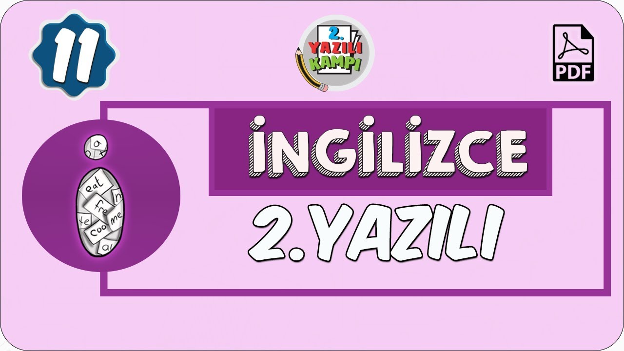 11.Sınıf İngilizce | 1. Dönem 2. Yazılıya Hazırlık