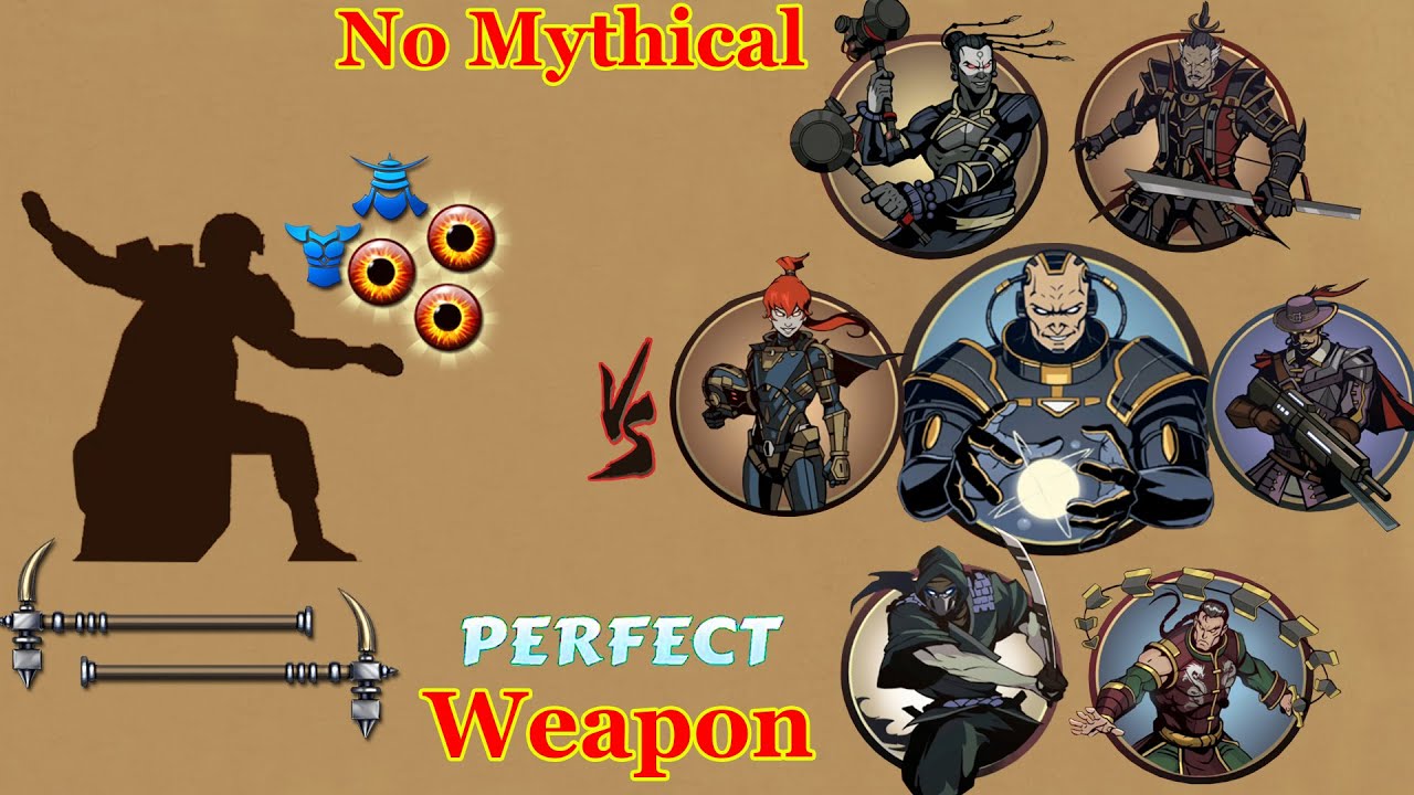 Shadow Fight 2 || Battle Hammers(No Mythical) vs TITAN Bodyguards #shadowfight2