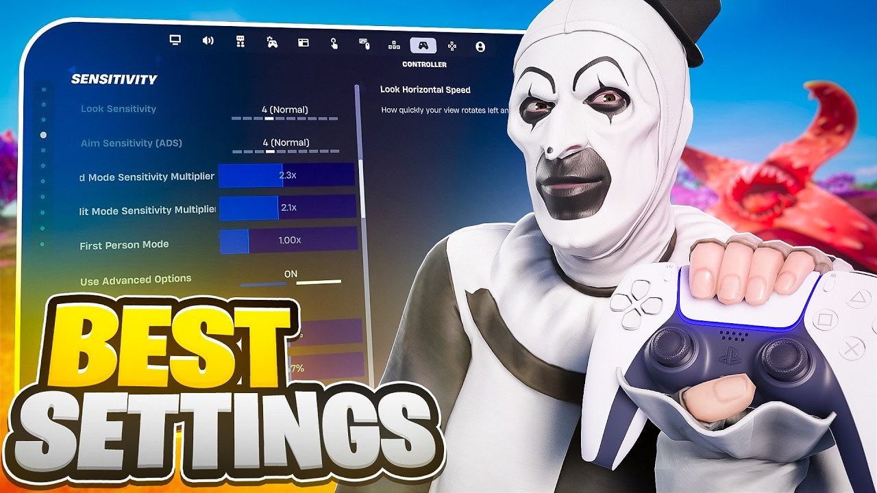 НОВЫЕ ЛУЧШИЕ НАСТРОЙКИ КОНТРОЛЛЕРА + чувствительность в Fortnite Chapter 7 (PS5/XBOX/PC/SWITCH)