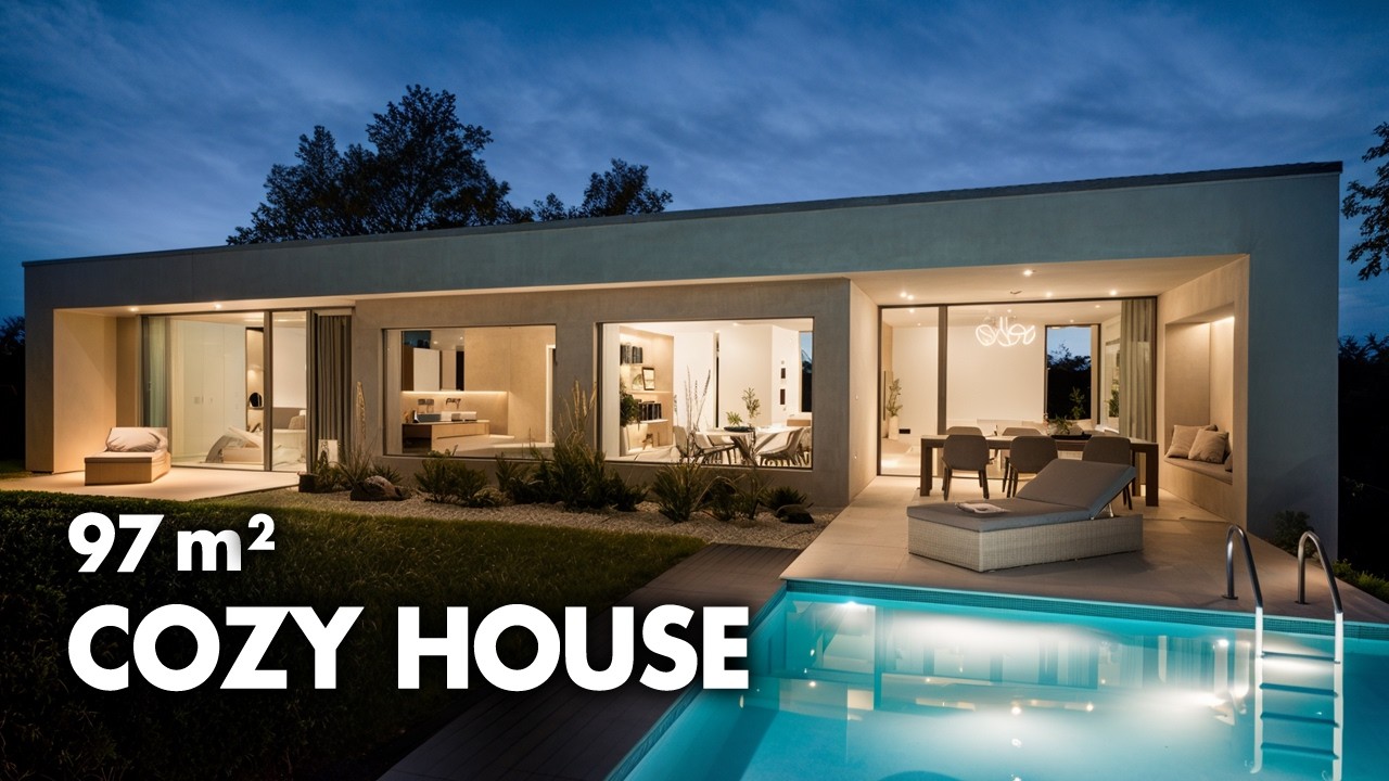 cozy modern house with 3 bedrooms | WALKTHROUGH & FLOOR PLAN