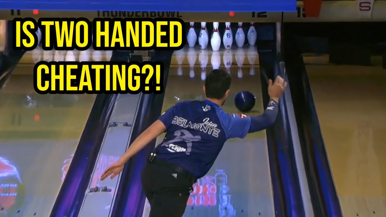 Is two handed bowling CHEATING?!