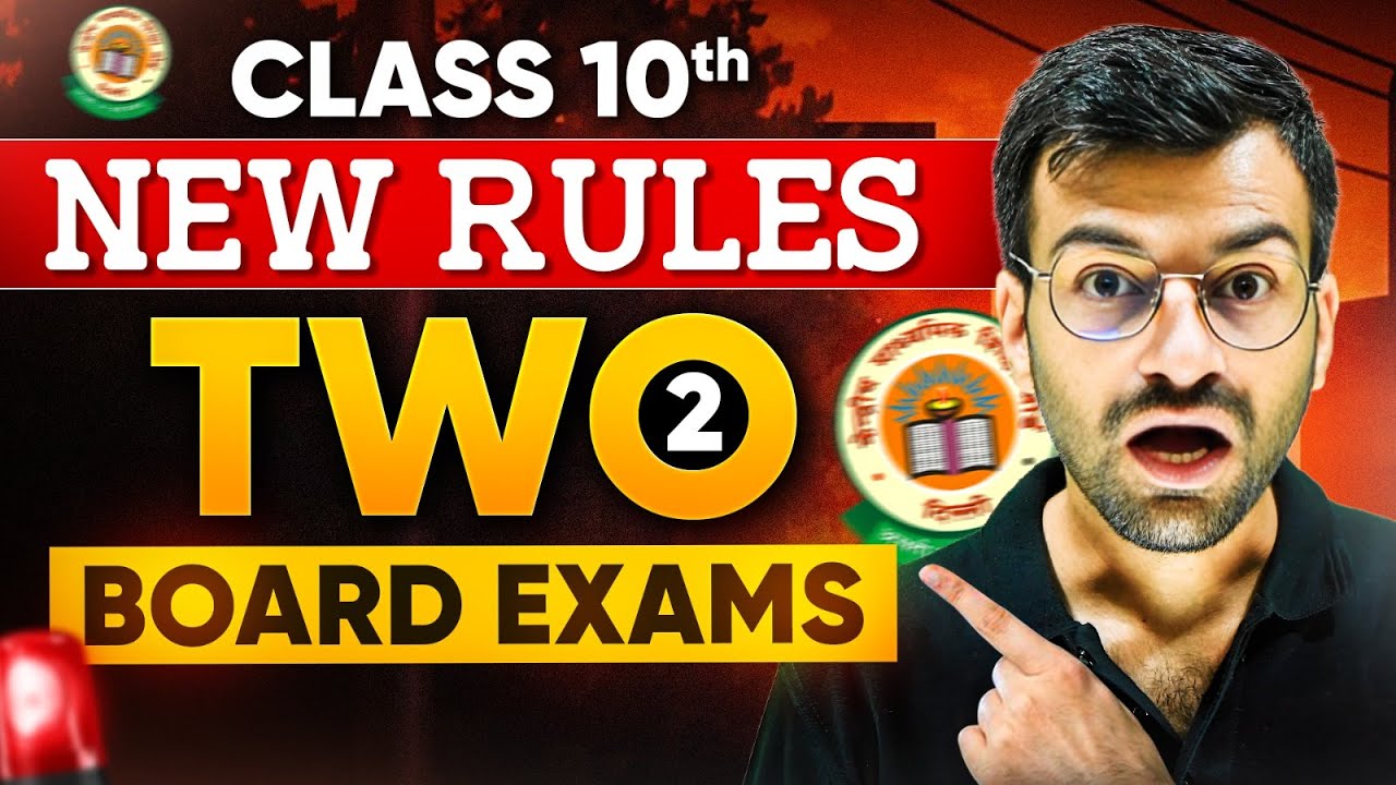 NEW RULES for 2 BOARD EXAMS😱 | Class 10 Latest CBSE Update🤯 | Must Watch