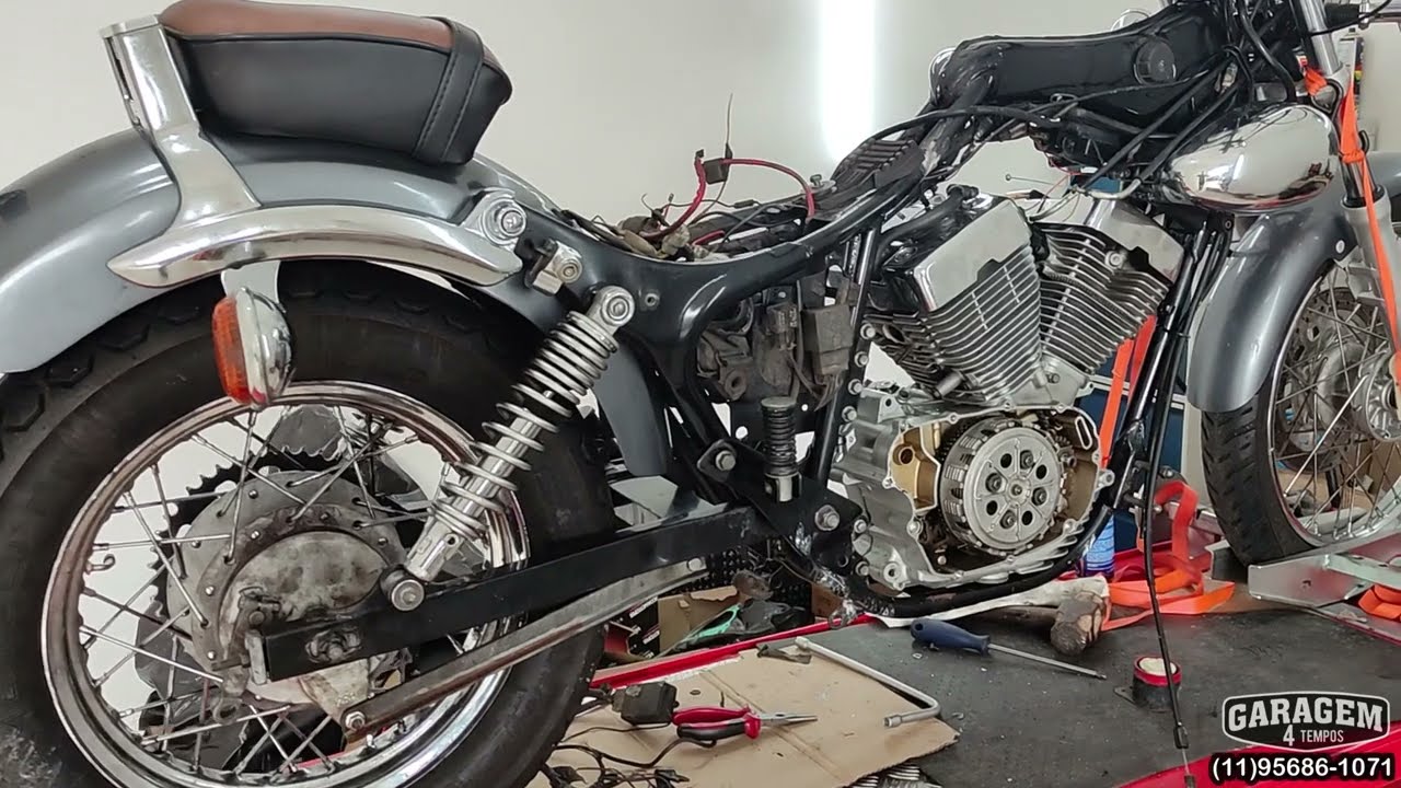 Revisão completa na Virago 250 e Motor feito
