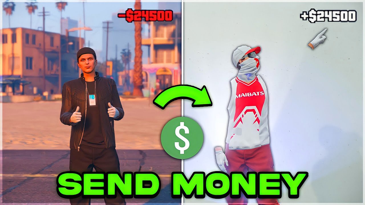 Как перевести деньги другим игрокам в GTA 5 Online — Отправляйте деньги друзьям! (Хитрость с пере...