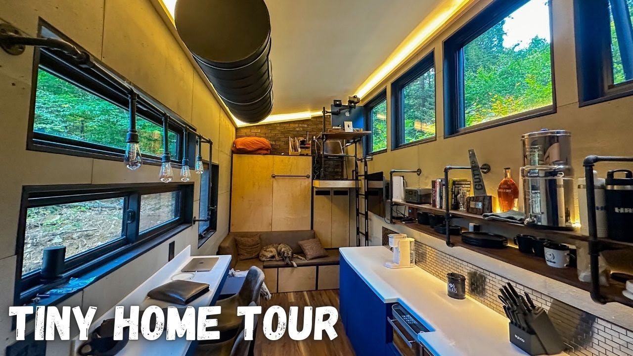 Modern Loft Style Design Tiny Home - Fully Off Grid Capable