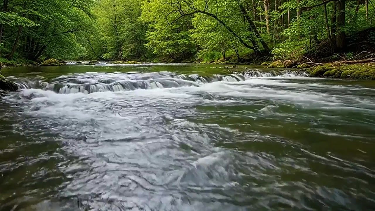 Peaceful River Sounds for Deep Sleep | Relaxing Water Flow White Noise for Calm Nights