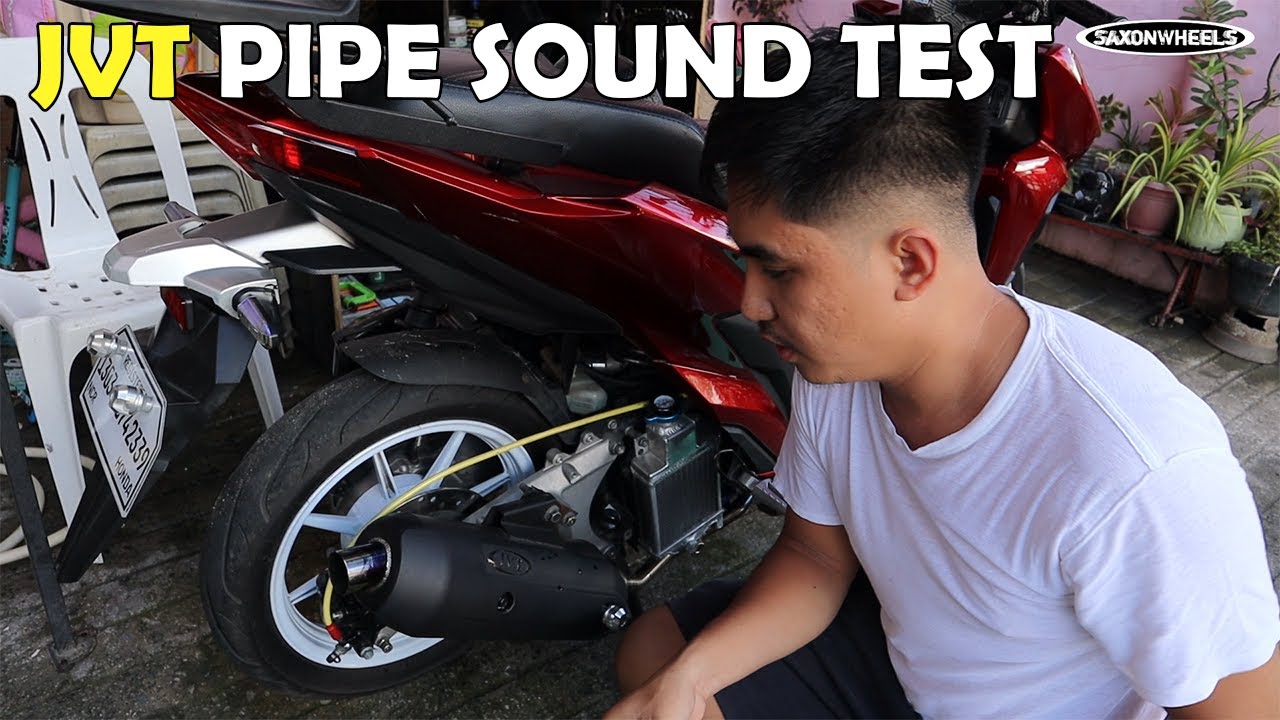 JVT PIPE FOR HONDA CLICK REVIEW SOUND TEST
