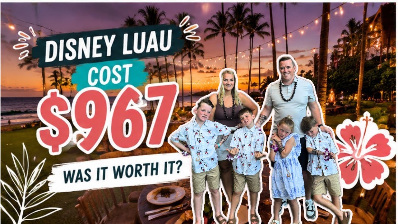 967 долларов за посещение Disney Aulani KA WA‘A Lū‘au 🌺 Семейный опыт для 6 человек! Стоило ли он...