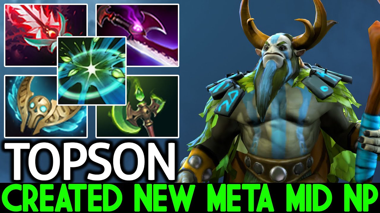 TOPSON [Nature's Prophet] New Meta Mid NP No Mercy 26 Kills Dota 2