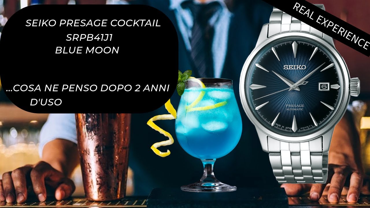Seiko Presage Cocktail Time Blue Moon SRPB41J1: feedback dopo due anni..promosso a pieni voti!